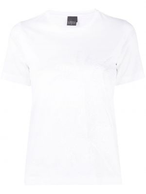 Bavlnené tričko Lorena Antoniazzi biela