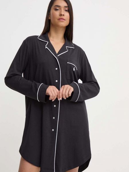 Koszula nocna Polo Ralph Lauren czarna