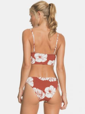 Bikini cu model floral Roxy