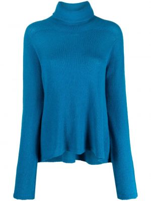 Kašmírový vlnený sveter Semicouture modrá