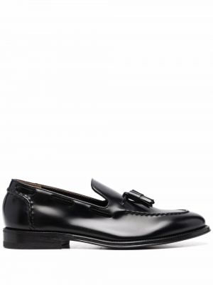 Pantofi loafer din piele Henderson Baracco negru