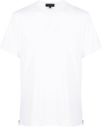 Camiseta con cremallera Comme Des Garçons Homme Plus blanco