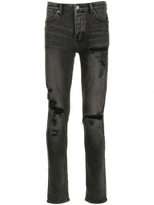 Nødlidende stretch jeans Ksubi svart