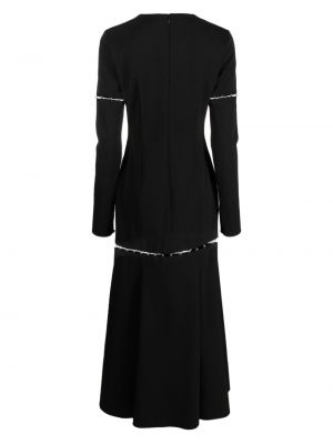 Dlouhé šaty Del Core černé