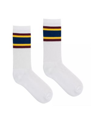 Спортни чорапи на райета Kabak сиво