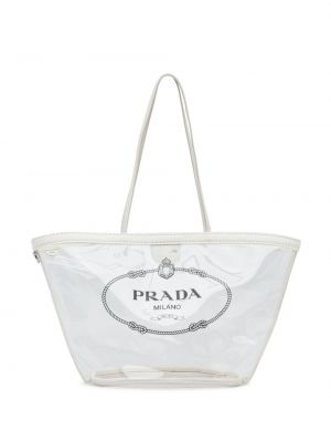 Nákupná taška Prada Pre-owned biela