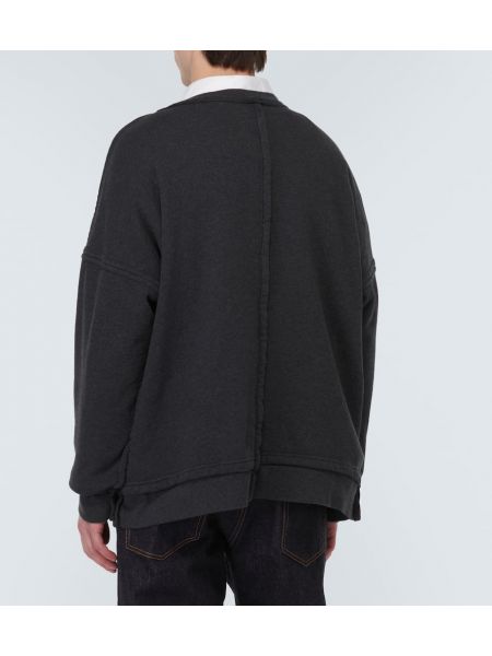 Sweatshirt mit stickerei aus baumwoll Undercover schwarz
