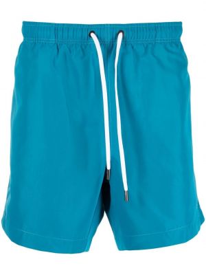 Kratke hlače z vezenjem Zegna modra
