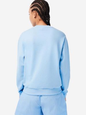 Βαμβακερή μπλούζα Lacoste μπλε