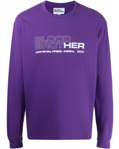 Camiseta con estampado Blood Brother violeta
