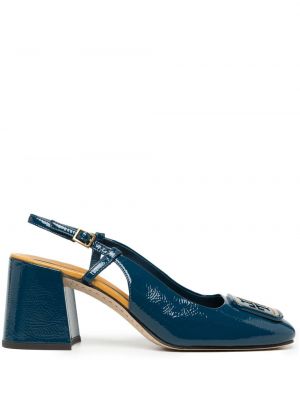 Slingback stropper pumper Tory Burch blå