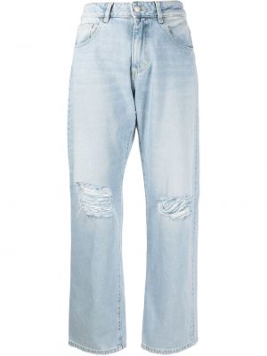 Прямые джинсы со средней посадкой Icon Denim, синий