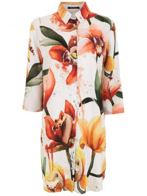 Kvetinové šaty s potlačou Lenny Niemeyer biela