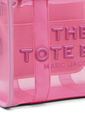 Shopper kabelka z nylonu Marc Jacobs růžová