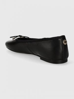 Bőr balerina cipők Steve Madden fekete