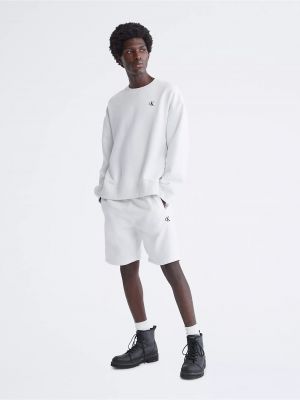 Флисовые шорты Calvin Klein белые