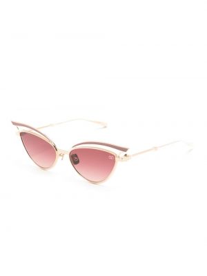 Okulary przeciwsłoneczne gradientowe Valentino Eyewear złote