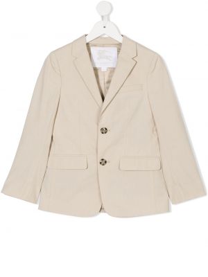 Knappen opp lang blazer for jenter Burberry Kids