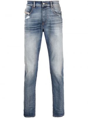 Smal skinny fit-jeans Diesel blå