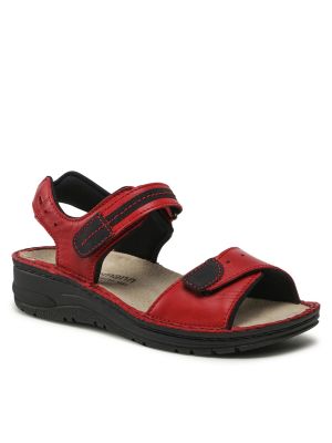 Czerwone sandały Berkemann