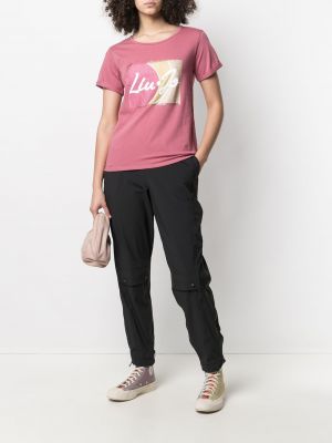 Camiseta de cristal Liu Jo rosa