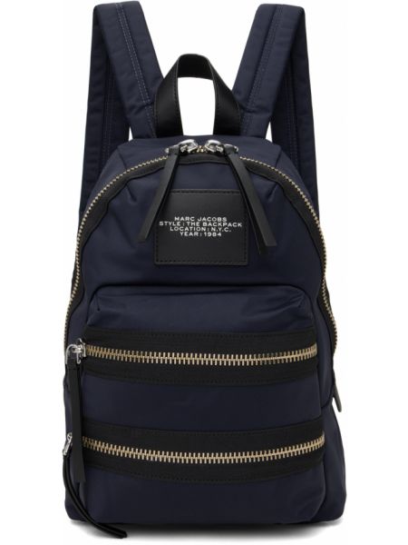 Темно-синий средний рюкзак The Biker Nylon Marc Jacobs