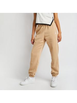 Pantalon en polaire en coton Jordan beige