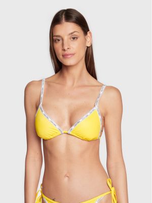 Бански Calvin Klein Swimwear жълто