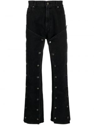Zvonové džíny s knoflíky Y/project černé