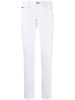 Slim fit skinny farmernadrág Philipp Plein fehér