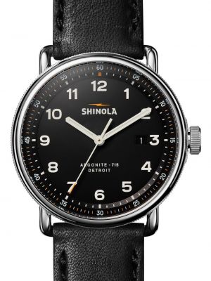 Armbanduhr Shinola schwarz