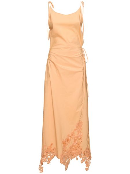 Blonder bomull dress Acne Studios oransje