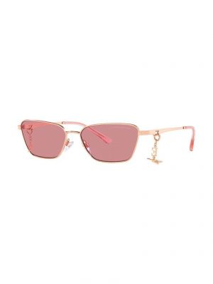 Okulary przeciwsłoneczne z różowego złota Emporio Armani