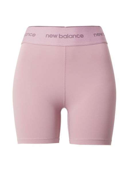 Pantalons moulants New Balance rose