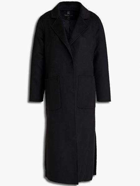 Długi płaszcz Unreal Fur - Сzarny