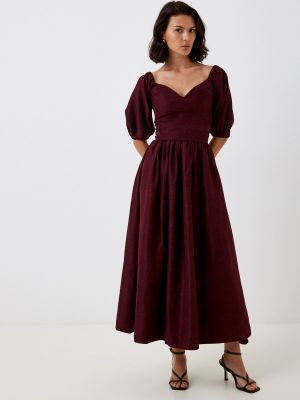 Бордовое платье Lipinskaya Brand