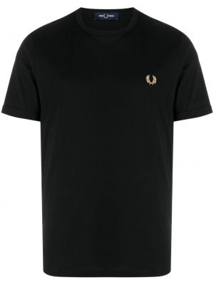 T-shirt en coton Fred Perry noir