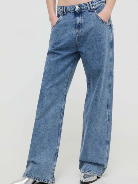 Niebieskie jeansy z wysoką talią Tommy Jeans