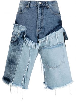 Shorts di jeans Natasha Zinko blu