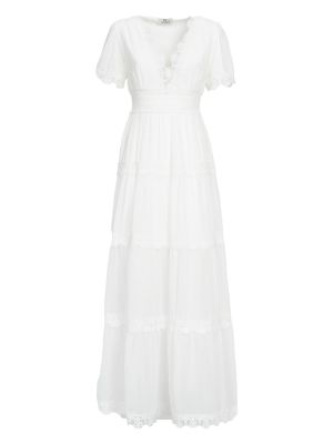 Μάξι φόρεμα Influencer λευκό