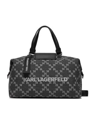 Športová taška Karl Lagerfeld sivá
