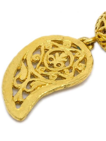 Naušnice na klips Chanel Pre-owned zlaté