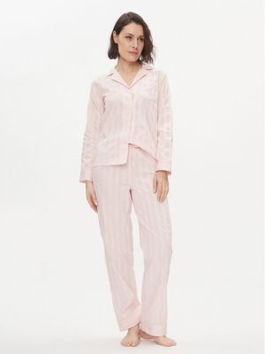 Піжама Lauren Ralph Lauren рожева
