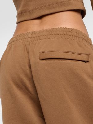 Памучни панталон от джърси Wardrobe.nyc кафяво