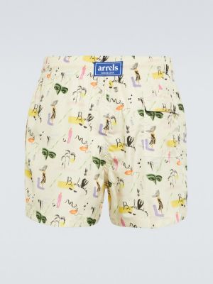 Shorts mit print Arrels Barcelona beige