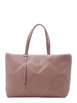 Τσάντα shopper Calvin Klein ροζ