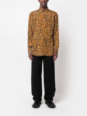 Krekls ar apdruku ar leoparda rakstu Moschino bēšs