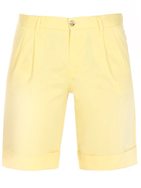 Желтые хлопковые шорты Pt0w