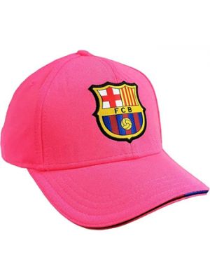 Czapka z daszkiem Fc Barcelona różowa