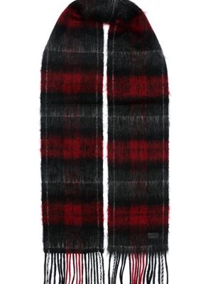 Шерстяной шарф Saint Laurent красный